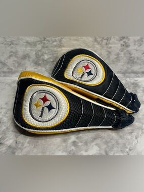 Pittsburgh Steelers NFL Golf Head Covers Set Utility & Fairway Wood Lot of 2